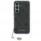 SAMSUNG S26 készülékhez GUHMS26SGF4GGR PU 4G Classic Logo with Charm tok fekete