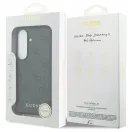 SAMSUNG S26 készülékhez GUHMS26SGF4GGR PU 4G Classic Logo with Charm tok fekete