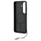 SAMSUNG S26 készülékhez GUHMS26SGF4GGR PU 4G Classic Logo with Charm tok fekete