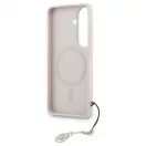 GUESS tok Samsung S26 készülékhez PU 4G Classic Logo with Charm, rózsaszín