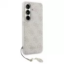 GUESS tok Samsung S26 készülékhez PU 4G Classic Logo with Charm, rózsaszín