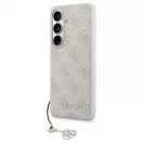 GUESS tok Samsung S26 készülékhez PU 4G Classic Logo with Charm, rózsaszín
