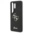 GUESS tok Samsung S26 Ultra készülékhez GUHCS26LHG4SGK (Fixed Glitter 4G Big Metal Logo) fekete