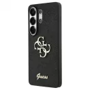 GUESS tok Samsung S26 Ultra készülékhez GUHCS26LHG4SGK (Fixed Glitter 4G Big Metal Logo) fekete