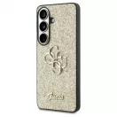 SAMSUNG S26 készülékhez GUHCS26SHG4SGD tok Fixed Glitter 4G Big Metal Logo arany