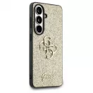 SAMSUNG S26 készülékhez GUHCS26SHG4SGD tok Fixed Glitter 4G Big Metal Logo arany