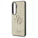 SAMSUNG S26 készülékhez GUHCS26SHG4SGD tok Fixed Glitter 4G Big Metal Logo arany