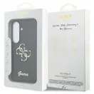 GUESS tok Samsung S26 készülékhez GUHCS26SHG4SGK (Fixed Glitter 4G Big Metal Logo) fekete