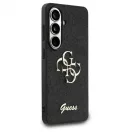 GUESS tok Samsung S26 készülékhez GUHCS26SHG4SGK (Fixed Glitter 4G Big Metal Logo) fekete