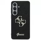 GUESS tok Samsung S26 készülékhez GUHCS26SHG4SGK (Fixed Glitter 4G Big Metal Logo) fekete