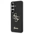 GUESS tok Samsung S26 készülékhez GUHCS26SHG4SGK (Fixed Glitter 4G Big Metal Logo) fekete