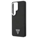 GUESS Samsung S26 Ultra készülékhez tok (Fixed Glitter Triangle MagSafe) GUHMS26LPFGTSCMK fekete
