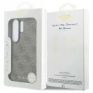 GUESS tok Samsung S26 Ultra készülékhez GUHMS26LGF4GBR (PU 4G Classic Logo with Charm) barna