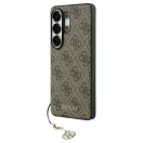 GUESS tok Samsung S26 Ultra készülékhez GUHMS26LGF4GBR (PU 4G Classic Logo with Charm) barna