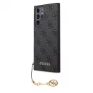 Guess 4G Charm tok Samsung Galaxy S24 Ultra készülékhez szürke