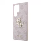 Guess PU 4G Metal Logo tok Samsung Galaxy S24 Ultra készülékhez rózsaszín