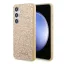 Guess PC/TPU Glitter Flakes Metal Logo tok a Samsung Galaxy S24+ készülékhez arany