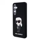 Karl Lagerfeld Liquid Silicone Ikonik NFT tok Samsung Galaxy S24+ készülékhez fekete