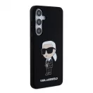 Karl Lagerfeld Liquid Silicone Ikonik NFT tok Samsung Galaxy S24+ készülékhez fekete