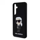 Karl Lagerfeld Liquid Silicone Ikonik NFT tok Samsung Galaxy S24+ készülékhez fekete