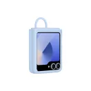 EF-PF741TLE Samsung szilikon tok gyűrűvel Samsung Galaxy Z Flip 6 készülékhez kék