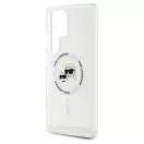 Karl Lagerfeld IML K&CH Heads MagSafe tok Samsung Galaxy S25 Ultra készülékhez átlátszó