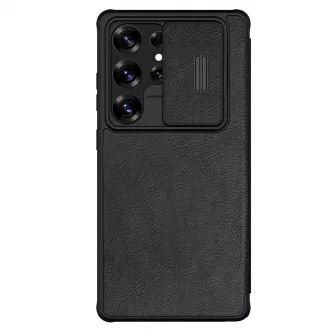   Nillkin Qin Book PRO tok Samsung Galaxy S25 Ultra készülékhez fekete