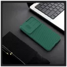 Nillkin CamShield PRO kemény tok Samsung Galaxy S25 készülékhez sötét zöld