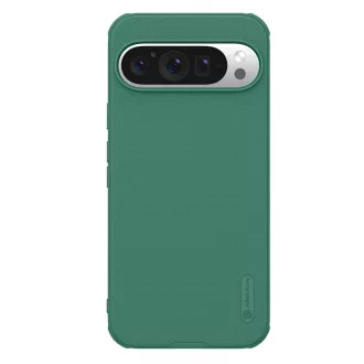   Nillkin Super Frosted PRO hátsó tok Google Pixel 9/9 Pro készülékhez mélyzöld