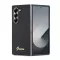 Guess PC/TPU Glitter Flakes Metal Logo tok Samsung Galaxy Z Fold 6 készülékhez fekete