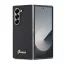 Guess PC/TPU Glitter Flakes Metal Logo tok Samsung Galaxy Z Fold 6 készülékhez fekete