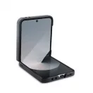 Karl Lagerfeld PU Saffiano Monogram Karl Head tok Samsung Galaxy Z Flip 6 készülékhez fekete