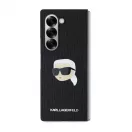 Karl Lagerfeld PU Saffiano Monogram Karl Head Case Samsung Galaxy Z Fold 6 készülékhez fekete