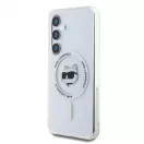 Karl Lagerfeld IML Choupette Head MagSafe tok Samsung Galaxy S25 készülékhez átlátszó