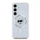 Karl Lagerfeld IML Choupette Head MagSafe tok Samsung Galaxy S25 készülékhez átlátszó