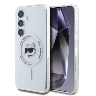   Karl Lagerfeld IML Choupette Head MagSafe tok Samsung Galaxy S25+ készülékhez áttetsző