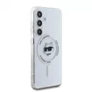 Karl Lagerfeld IML Choupette Head MagSafe tok Samsung Galaxy S25+ készülékhez áttetsző