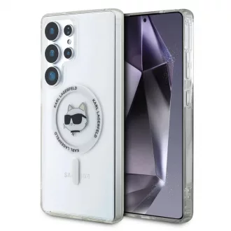   Karl Lagerfeld IML Choupette Head MagSafe tok Samsung Galaxy S25 Ultra készülékhez átlátszó