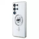 Karl Lagerfeld IML Choupette Head MagSafe tok Samsung Galaxy S25 Ultra készülékhez átlátszó