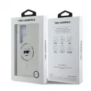 Karl Lagerfeld IML Choupette Head MagSafe tok Samsung Galaxy S25 Ultra készülékhez átlátszó