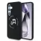 Karl Lagerfeld Liquid Silicone K&CH Heads MagSafe tok Samsung Galaxy S25 készülékhez fekete