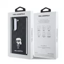 Karl Lagerfeld PU Saffiano Monogram Ikonik tok Samsung Galaxy Z Fold 6 készülékhez fekete
