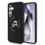 Karl Lagerfeld Liquid Silicone K&CH Heads MagSafe tok Samsung Galaxy S25+ készülékhez fekete