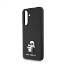 Karl Lagerfeld PU Saffiano Metal Karl and Choupette tok Samsung Galaxy A36 készülékhez fekete