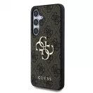 Guess PU 4G Metal Logo tok Samsung Galaxy S25+ készülékhez barna