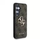 Guess PU 4G Metal Logo tok Samsung Galaxy S25+ készülékhez barna