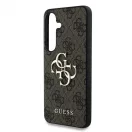 Guess PU 4G Metal Logo tok Samsung Galaxy S25+ készülékhez barna
