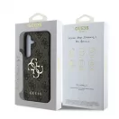 Guess PU 4G Metal Logo tok Samsung Galaxy S25+ készülékhez barna