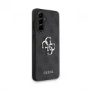 Guess PU 4G Metal Logo tok Samsung Galaxy A56 készülékhez szürke