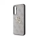 Guess PU 4G Metal Logo tok Samsung Galaxy A36 készülékhez rózsaszín